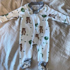 Burt’s bees newborn footie
